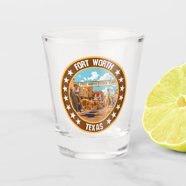 Verre A Shot Fort Worth (Devant)
