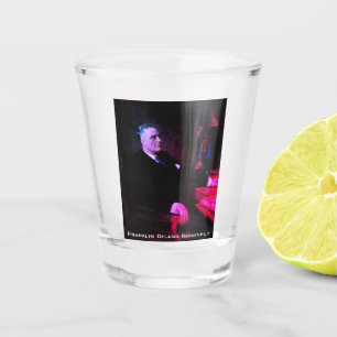 Verre A Shot Franklin D. Roosevelt, époque de dépression Présid