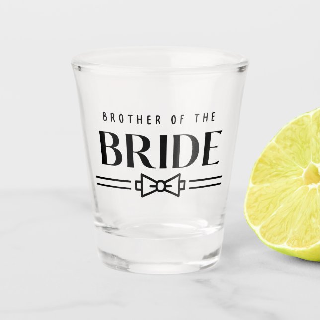 Verre A Shot Frère de la mariée (Devant)