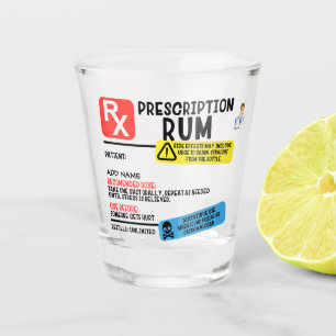 Verre A Shot Funky Prescription Rhum Shot glass