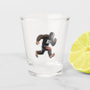 Verre A Shot Funny Bigfoot Sasquatch Imaginaire Football Sport
