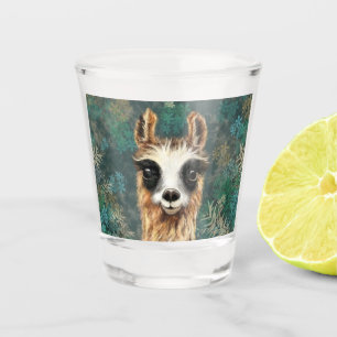 Verre A Shot Funny Llama Shot Glass