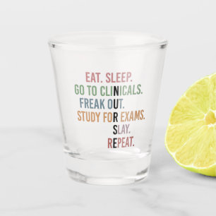 Verre A Shot Funny Nurse School Student Future Nurse Cadfts