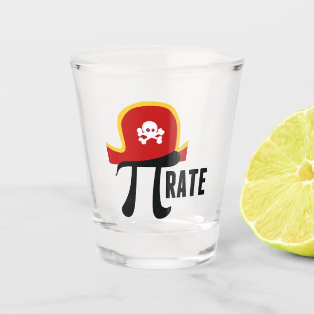 Verre A Shot Funny Pirate Math Pun (Devant)