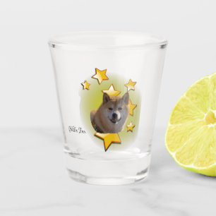 Verre A Shot Furry Red Shiba Inu est une étoile