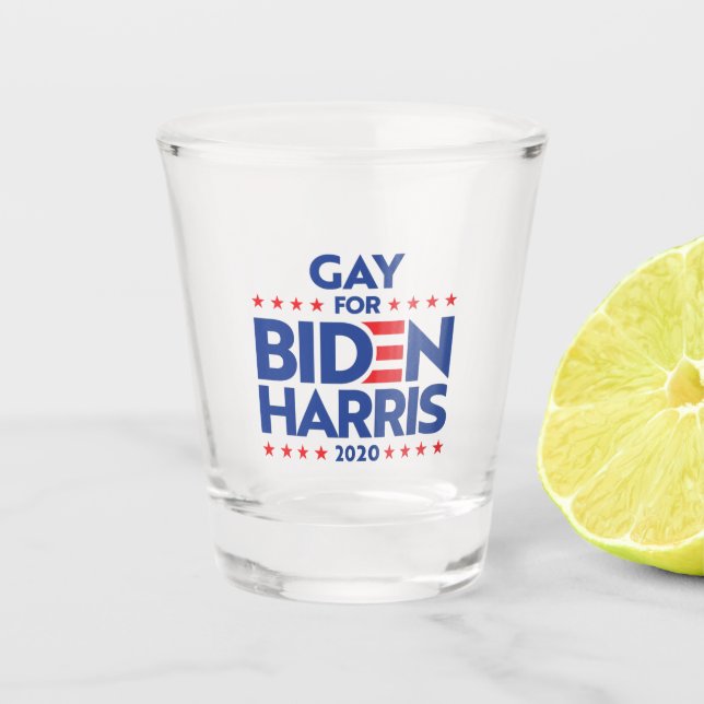 VERRE A SHOT GAY POUR BIDEN HARRIS (Devant)