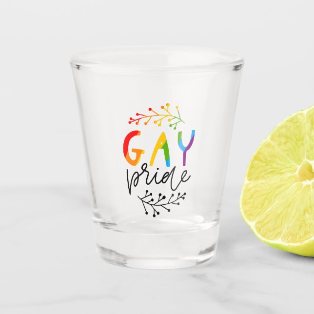 Verre A Shot Gay pride (Devant)