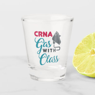 Verre A Shot Gaz CRNA avec appréciations amusantes de classe