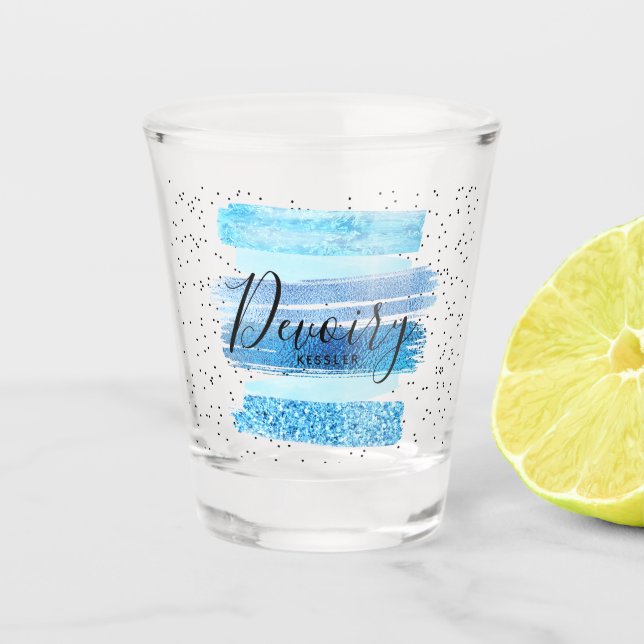 Verre A Shot Glam Parties scintillant (Devant)