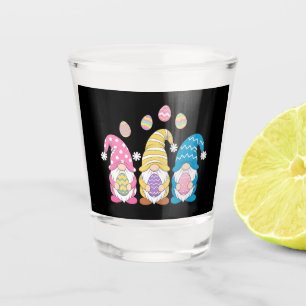 Verre A Shot Gnome Pâques Coloré Mignon Oeufs Printemps Vacance
