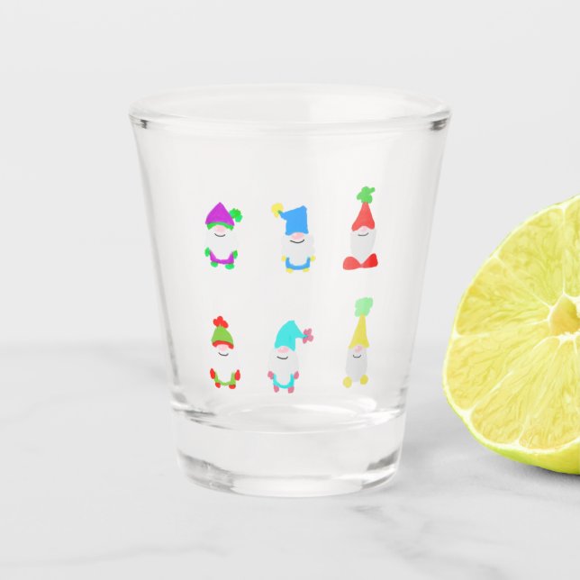 Verre A Shot Gnomes (Devant)