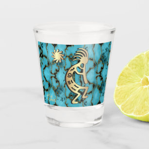 Verre A Shot Gold Sud-Ouest Kokopelli