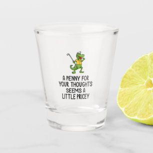 Verre A Shot Golf Drôle de dire des citations pour Golfer Party