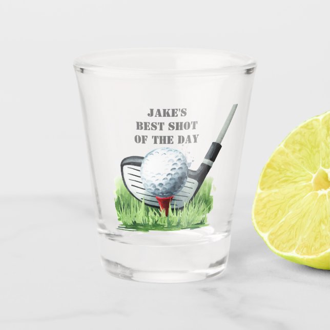 Verre A Shot Golf personnalisé (Devant)
