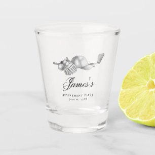 Verre A Shot Golf Retraite Party Favoriser Custom