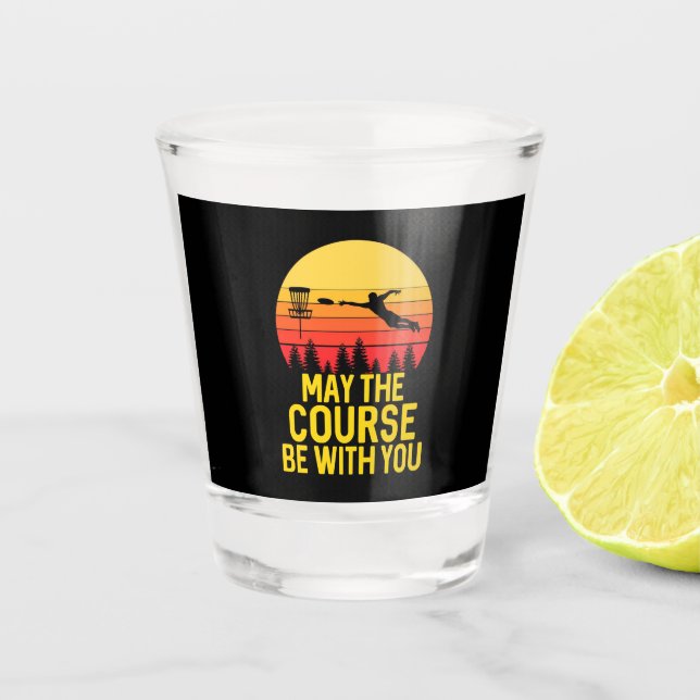 Verre A Shot Golf sur disque avec vous (Devant)
