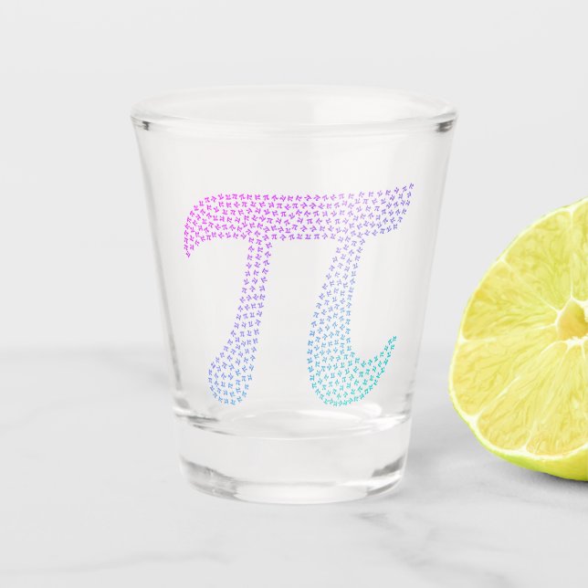Verre A Shot Gradient | Happy Pi Day Math (Devant)
