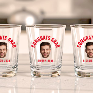 Verre A Shot Graduate Party PERSONNALISÉ TEXTE Photo Graduation