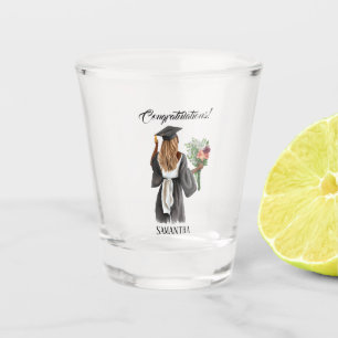 Verre A Shot Graduation de l'aquarelle personnalisée (13)