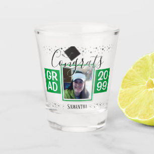 Verre A Shot Graduations Grats Année verte