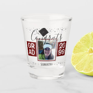 Verre A Shot Graduations Grats de l'année GRAD Vin