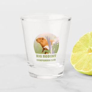 Verre A Shot Grand Club de Compagnons Rongeurs Capybara