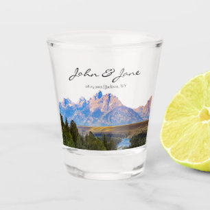 Verre A Shot Grand Teton personnalisé
