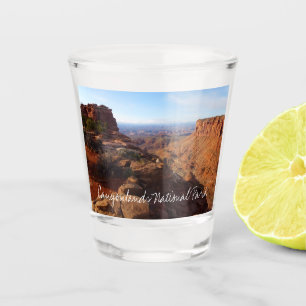 Verre A Shot Grand View Point dans le parc national de Canyonla