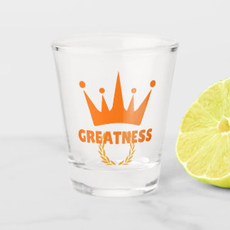 Verre A Shot Grandeur | Couronne de Succès Inspirante