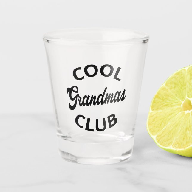 Verre A Shot Grandmas Club cool I (Devant)