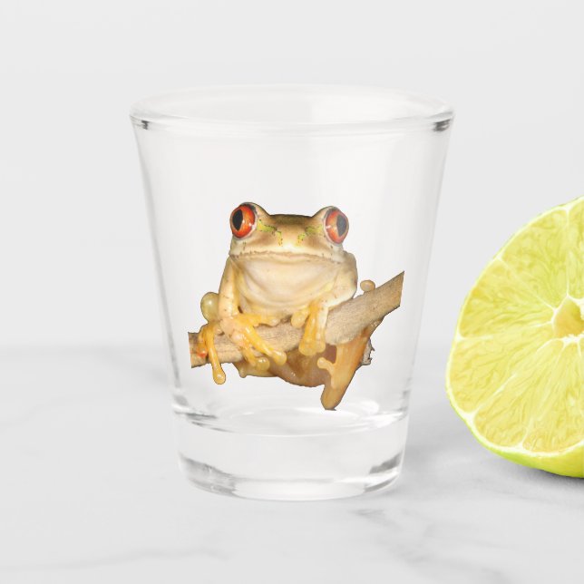 Verre A Shot Grenouille des arbres (Devant)