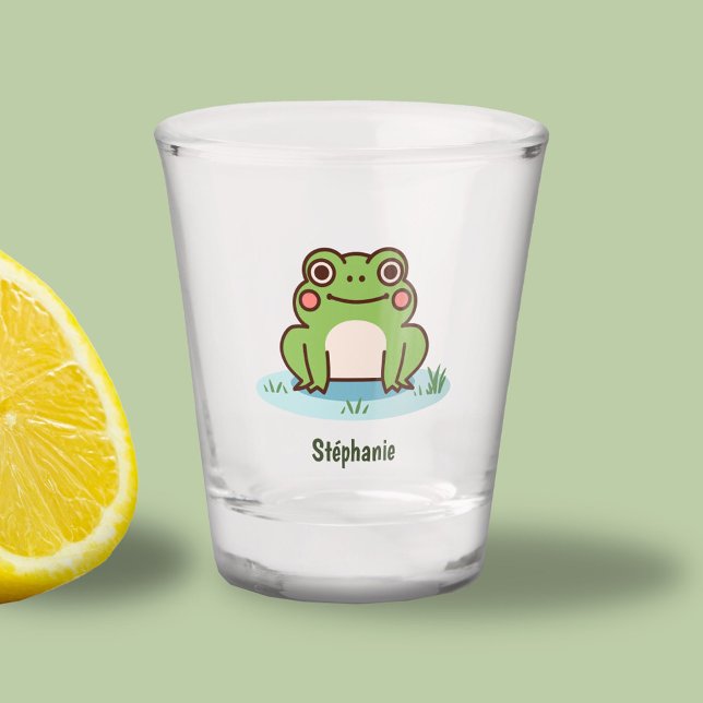 Verre A Shot Grenouille mûre (Cute Frog Shot Glass)