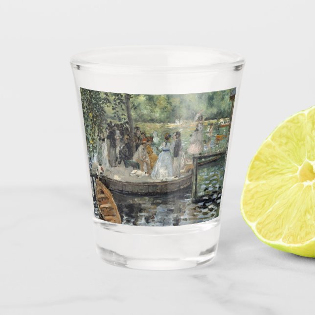 Verre A Shot Grenouillère Renoir Impressionniste Peinture Art (Devant)