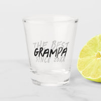 Grunge moderne noir et blanc Le meilleur Grampa