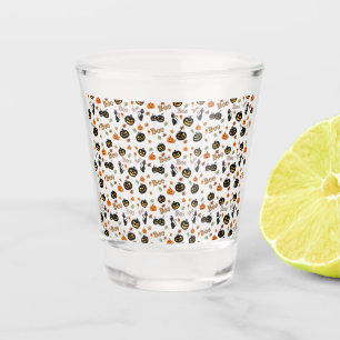 Verre A Shot Halloween Cat Boo
