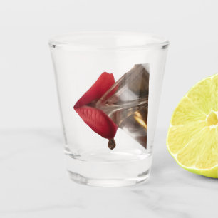 Verre A Shot Happy Hour en Rouge Écarlate