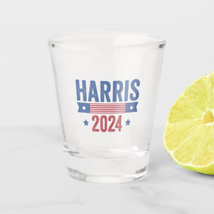 Verre A Shot Harris Pour Président Élections Démocrates América