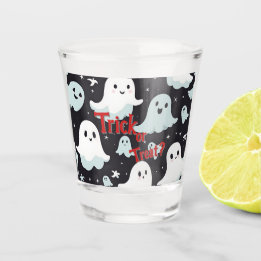 Verre A Shot Hauned House Trick Treat Halloween