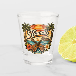 Verre A Shot Hawaii & Ukelele