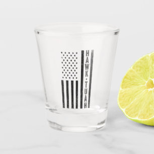 Verre A Shot Hawk Tuah crache sur ce thang 4 juillet Américain