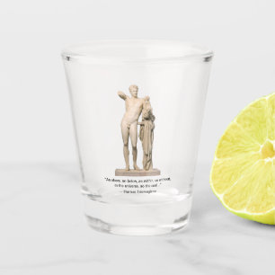 Verre A Shot Hermes et le dionysus infantile