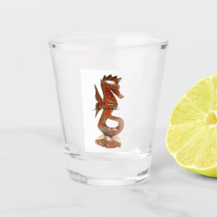 Verre A Shot hippocampe en bois découpé moderne Thunder_Cove