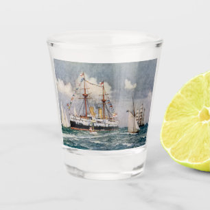 Verre A Shot HMS inflexible en fer cuirassé 1876