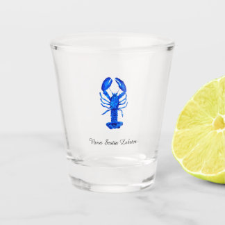 Verre A Shot Homard Bleu