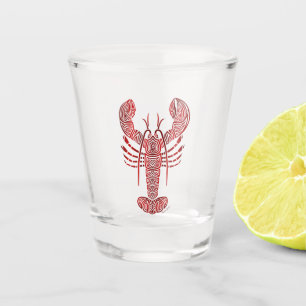 Verre A Shot Homard tribal du Maine