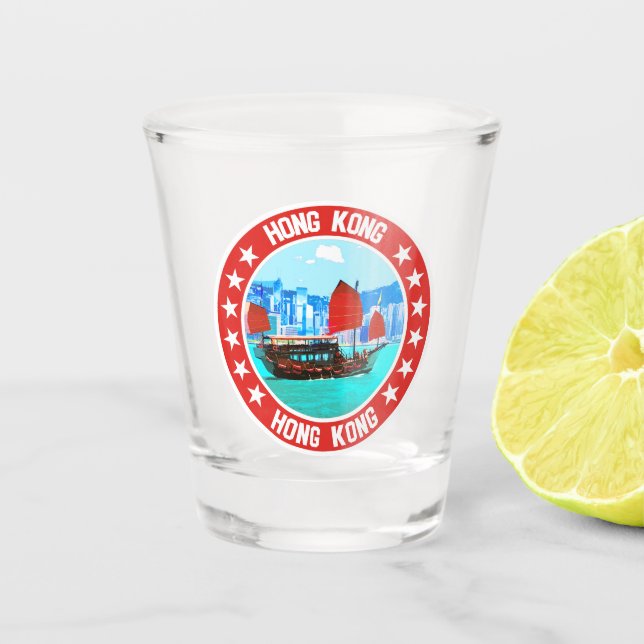 Verre A Shot Hong Kong (Devant)