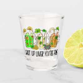 Verre A Shot Humour de la fête des Patricks