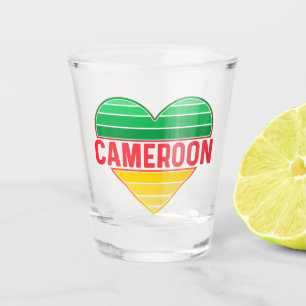 Verre A Shot I Love Cameroon, Coeur camerounais