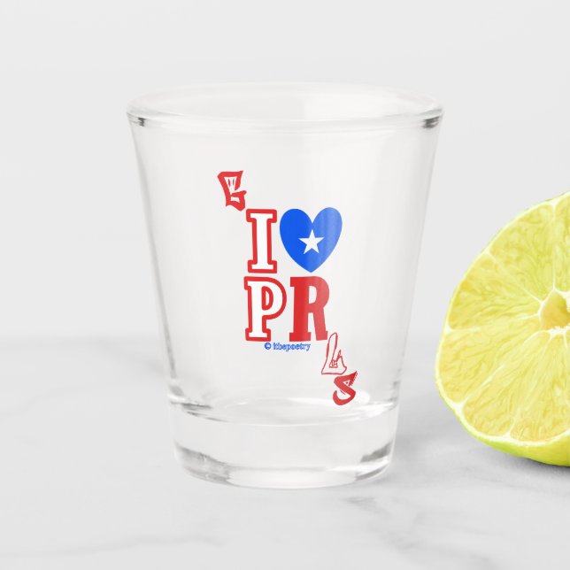 Verre A Shot I'd to Pour Shots pour Pretty Porto Rocks (Devant)