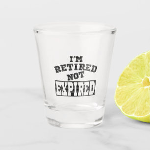 VERRE A SHOT IDÉES DE CADEAUX POUR LA RETRAITE JE SUIS À LA RET